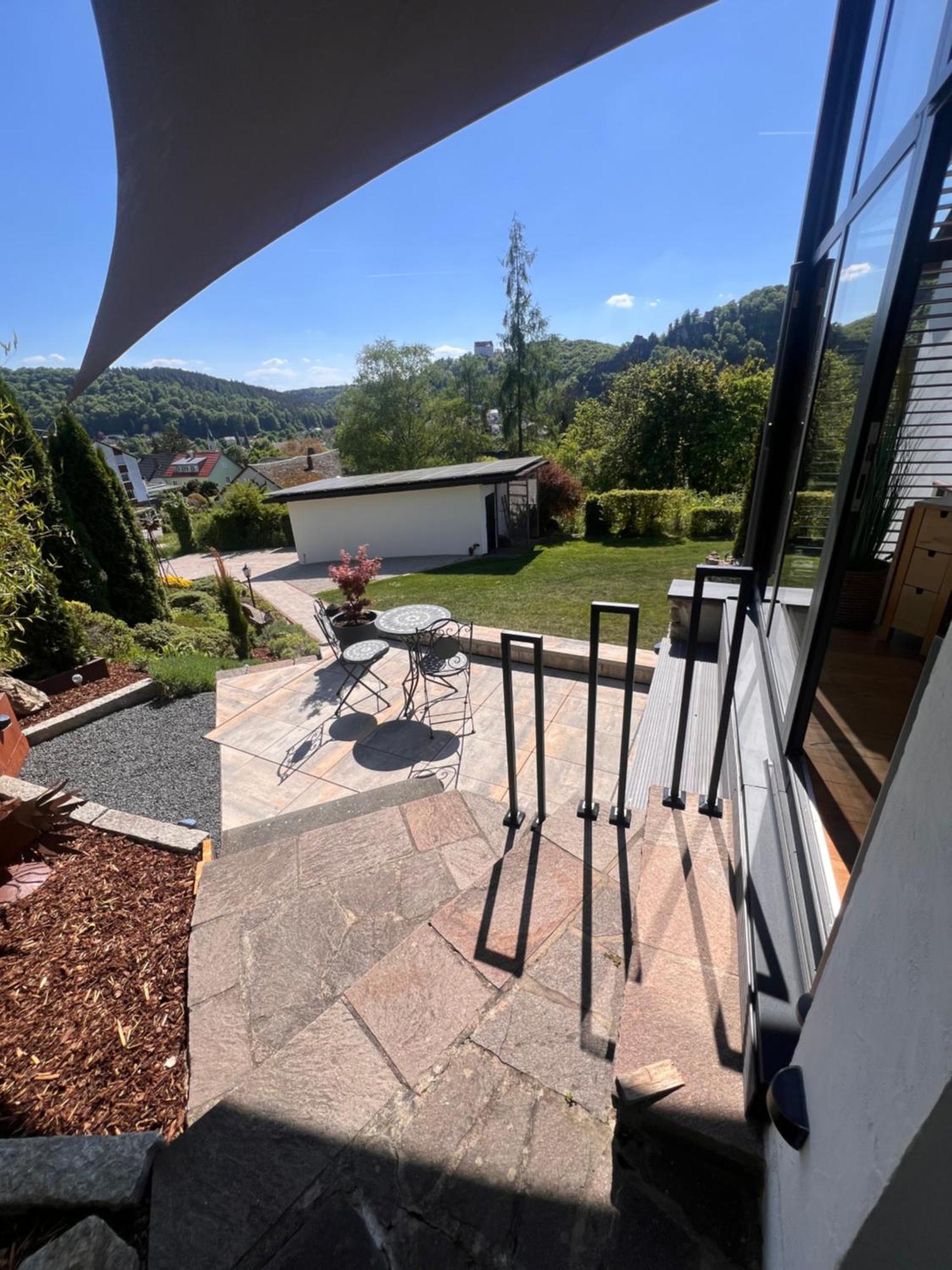 Ferienwohnung Dreiburgenblick Riedenburg Bagian luar foto